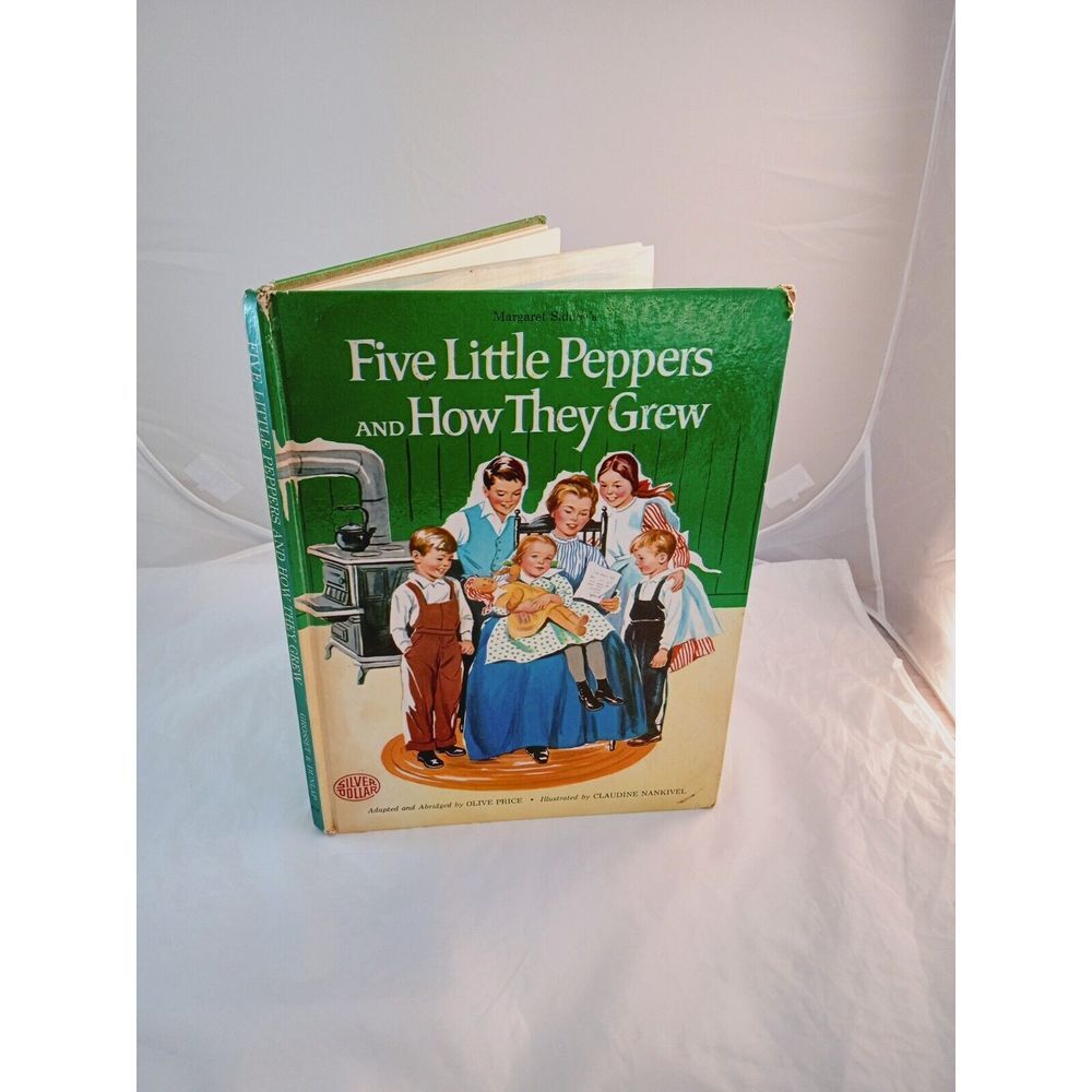 Five Little Peppers and How They Grew‎ Book Copyright 1963 EUC